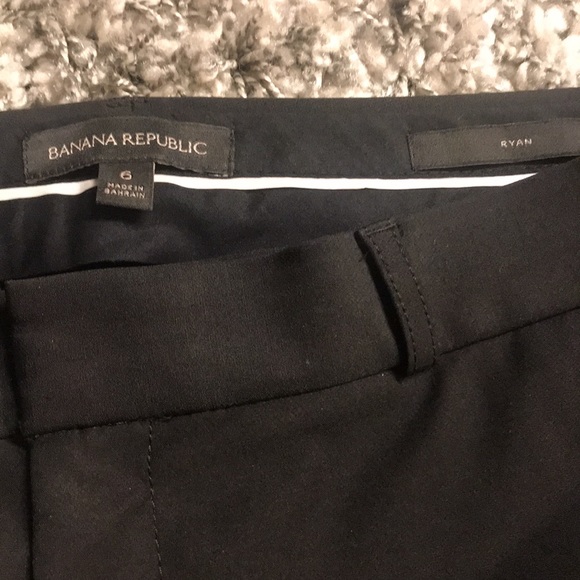 Banana Republic “Ryan” black pants size 6 EUC - Picture 6 of 7